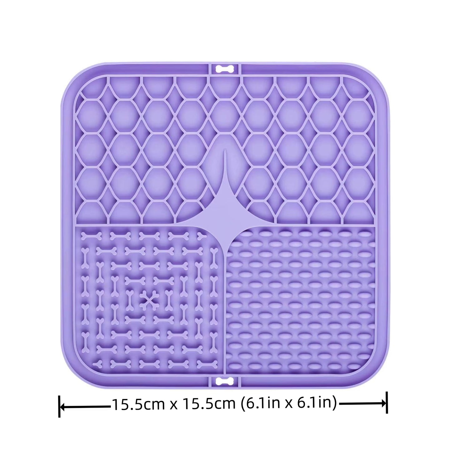 Pet Dog Cat Licking Pad Licking Pad anti Choking Slow Food Utensils Slow Food Bowl Licking Plate Pet Cat Yogurt Meal Mat