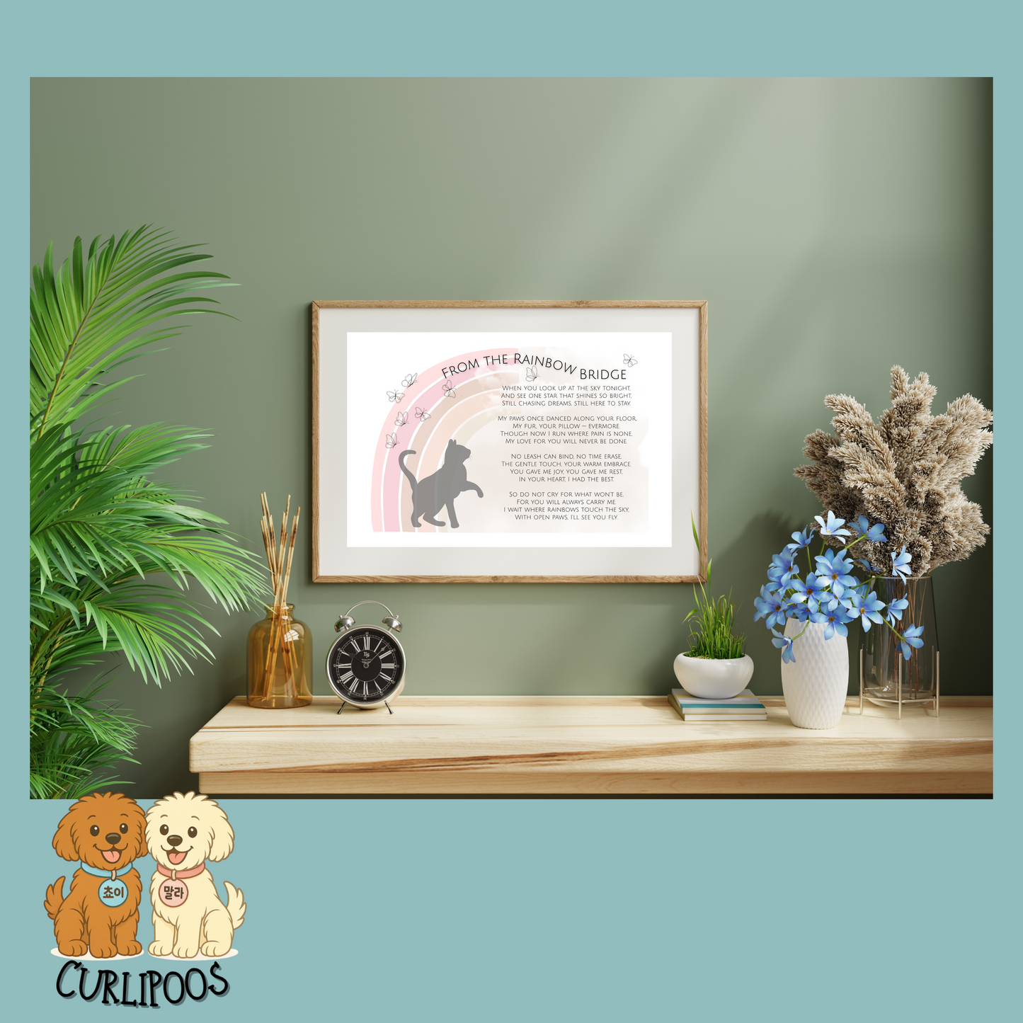 Rainbow Bridge Pet Memorial Poem
