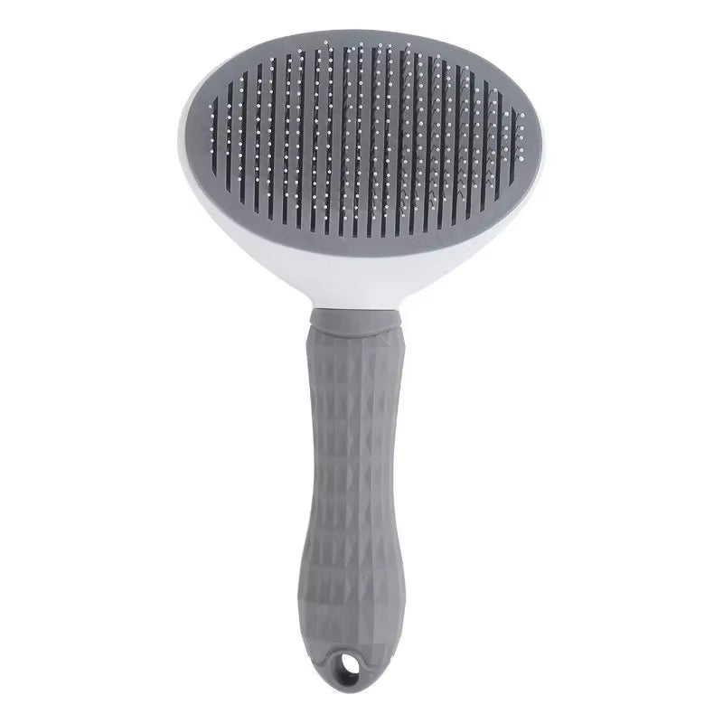 Self-Cleaning Pet Brush & Comb – Dog & Cat Hair Remover Grooming Tool, Dematting Comb & Pet Accessories