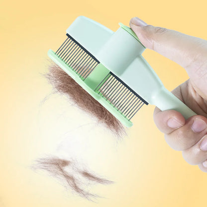 Cat Grooming Massage Brush Pet Comb Professional Open Knot Pet Hair Removal Brush Durable Kitten Comb Pet Accessories