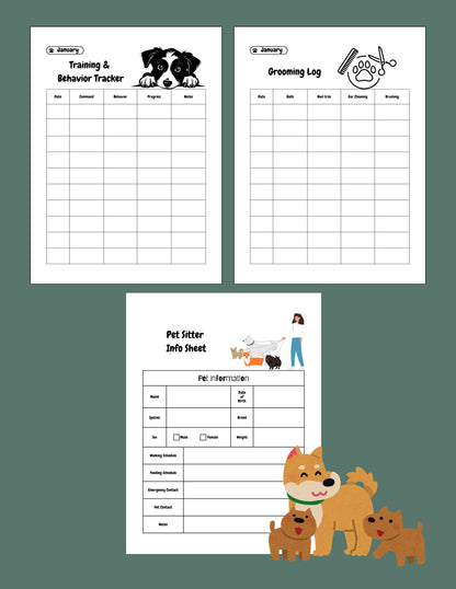 Yearly Pet Care Tracker