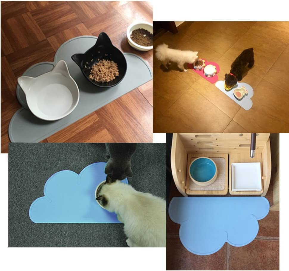 Pet Feeding Mat – Non-Slip Waterproof Silicone Placemat for Dogs & Cats
