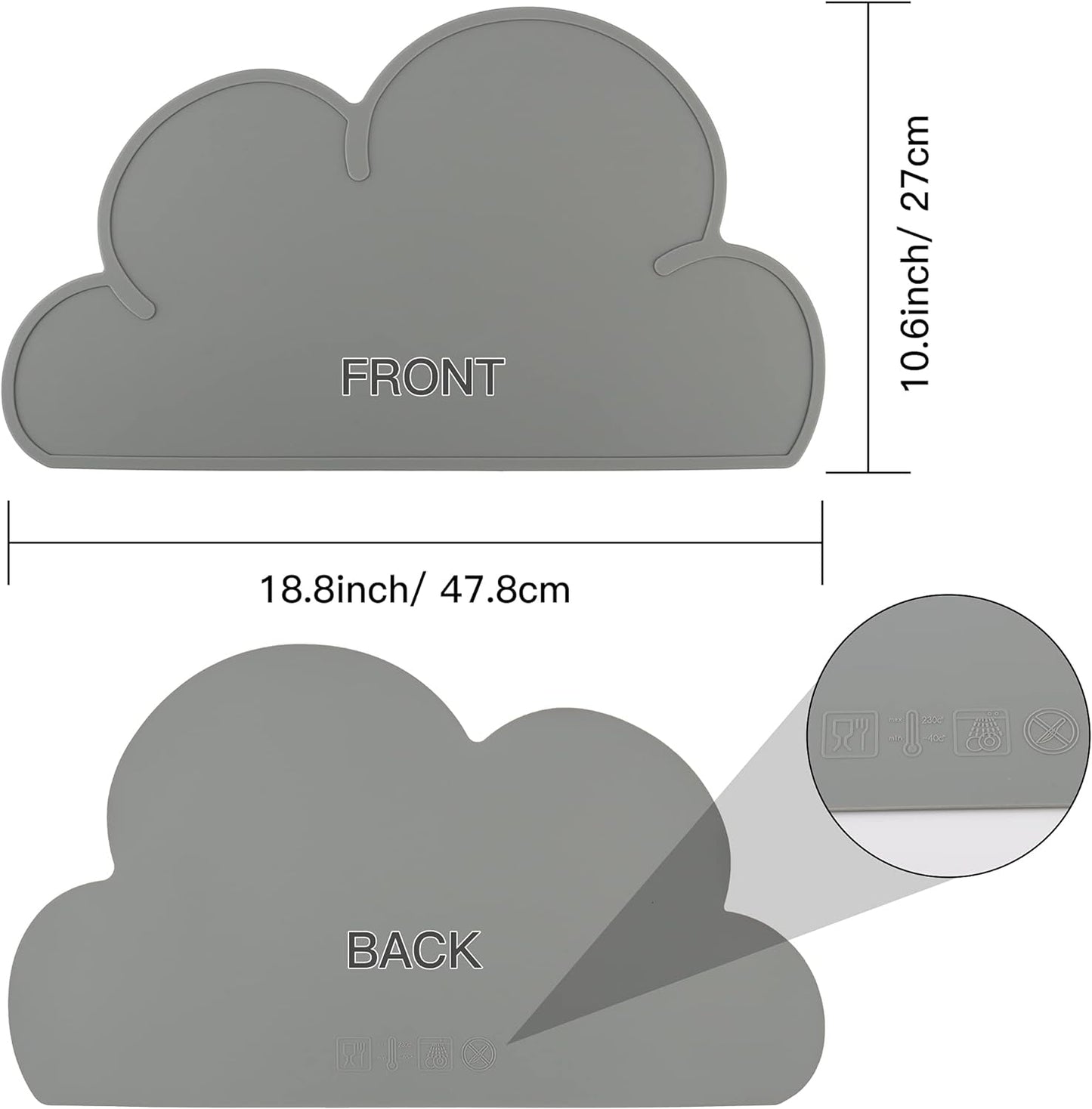 Pet Feeding Mat – Non-Slip Waterproof Silicone Placemat for Dogs & Cats