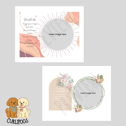 Pet Memorial Poem– Add Your Pet’s Photo