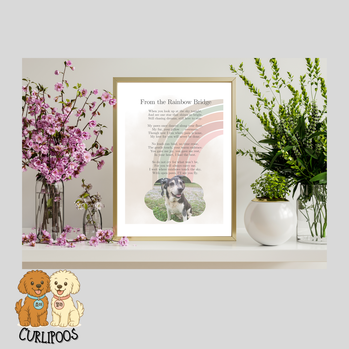Pet Memorial Poem– Add Your Pet’s Photo