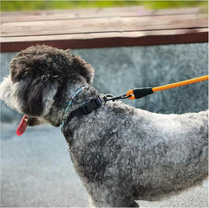 Heavy Duty Rope Dog Leash, Nylon Pet Leash, Soft Padded Handle Thick Lead Leashes