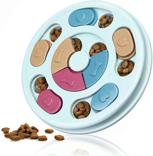 Interactive Dog Puzzle Toy – Mental Stimulation & Treat Dispenser for Training All Dog Sizes